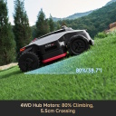 Dreame A3 AWD Pro робот-газонокосилка беспроводная 3500m&sup2; AWD LiDAR навигация MXXA9300 Черная