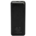 Rivacase Power Bank VA1080, 30000mAh, 65W, LCD, 2xUSB-A, 2xUSB-C, Литий-полимер, черный/синий