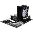 Xilence CPU jahuti M704PRO.ARGB XC056, 120mm, 1500RPM, 12V, FDB, must, 4x6mm vaseeritud soojustorud