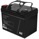 Green Cell Akumuliatorius AGM21, 12 V, 33 Ah, Uždaras &scaron;vino rūg&scaron;ties, Juodas, 1 akumuliatorius