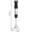 TEFAL | Hand Blender | HB671830 | Hand Blender | 1000 W | Number of speeds 20 | Turbo mode | Black/Stainless Steel
