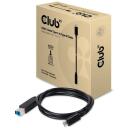 Club3D USB 3.1 Gen2 Type-C į Type-B kabelis 1m, 1 USB-C, 1 USB 3.1 Type B