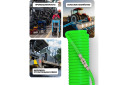 Spiral Hose, Forsage, F-1208-5Green, 8x12 mm, 5 m, 24 bar