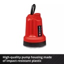 Bezvadu tīrā ūdens sūknis GE-SP 18 Li - Solo, EINHELL 4181500, 5000 l/h plūsma, 5 m kabelis, 8 m augstums