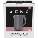 Elektriskā tējkanna 2200W 1.5L dubultsienu konstrukcija Strix termostats automātiska izslēg&scaron;anās aizsardzība pret sauso darbību AEK0004 Aeno