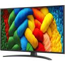 Lg Televizorius 43NANO81A6A, 109.2 cm, 4K Ultra HD, Wi-Fi, Bluetooth, Smart TV, 3xHDMI, 2xUSB, 20W, 4 branduoliai