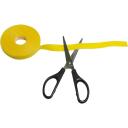 Logilink KAB0053 Kabeļu siksna, Velcro lente, 4 m, zila, 4 m, 1.6 cm, divpusēja āķa un cilpas lente, spēcīga saķere