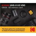 Kodak M&auml;lukaart EKMSD256GUHS2V2K, 256GB, 300MB/s, 270MB/s, U3, V90