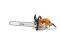 Benzīna motorzāģis MS 500i ar LIGHT sliedi 79.2cc 5000W 11470113000B STIHL