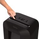 Fellowes H&auml;vitaja LX85 4400801, 2 m/min, 12 lehte, 5/32" x 1-9/16" osakes, 19 l pr&uuml;gikast, P-4 turvalisuse tase