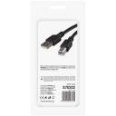 Emos USB кабель S70202, 2м, черный, 1шт в блистерной упаковке, ПВХ, USB 2.0, для зарядки/переноса данных, A разъем &ndash; B разъем