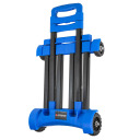 Saliekamie ratiņi ar teleskopisko rokturi FORSAGE F-L013 41x36x98cm Maksimālā kravnesība 50kg