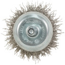 Antgalis su taurės formos šepečiu 38 mm, 1/4" HEX gofruoto plieno šeriai D-76554 MAKITA