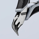 Elektronikas knaibles ESD, KNIPEX, 35 42 115 ESD, 45&deg; leņķis, augstas kvalitātes, ergonomiskas rokturi.