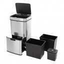 Система сортировки отходов &Ouml;ko Vario XL / 2x25 л / нержавеющая сталь 030656001 HAILO