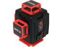 Zaļais 4D krustlīniju lāzers ar piederumiem,  precizitāte ±2 mm/10 m, 30 m, YT-30417, YATO