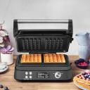 Gastroback Vafeļu panna 42449, 1600W, 2 vafeles, 5 programmas, LCD, atpakaļskaitī&scaron;anas taimeris, nepiedego&scaron;s pārklājums