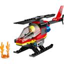 Lego Konstruktors Ugunsdzēsēju glāb&scaron;anas helikopters 60411, 85 gab., plastmasa, 5 g. un vecākiem