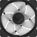 Asus Datora ventilators TR120 ARGB Reverse 90DA00D0-B09000, 120mm, 76.3 cfm, 2.75 mmH2O, 2200 RPM, 16 LED, melns