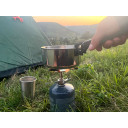 Nerūsējo&scaron;ā tērauda gatavo&scaron;anas komplekts 'Biwak 2', 2-4 personām, svars 770 g, R552900, BasicNature