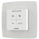 DUCO CO2 ruumisensor juhtimisega RF/kaabel, 0000-4604, 6.9cm, 5.55cm, 6.9cm, temperatuuri m&otilde;&otilde;tmine, ventilatsiooni juhtimine