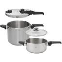 Jata Augstspiediena katls HOLL2547, 4-7l, 220mm, SUS304, 2 spiediena līmeņi, trīskār&scaron;a dro&scaron;ības sistēma