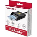 Axagon Nutikas kaardilugeja CRE-SM3SD USB 2.0 1.3 m, microSD/microSDHC/microSDXC, SIM, must