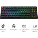 Keychron C3PX-H1, laidinis klaviatūra, 8000 Hz, RGB LED, TKL, PBT klavi&scaron;ai, mechaniniai jungikliai, ergonomi&scaron;kas dizainas
