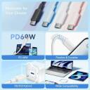 Vention CABLE USB-C Į USB-C 1M TRCBF, 1m, USB 2.0, 480Gbit/s, juodas, greitas įkrovimas, varis, PVC