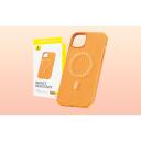 Baseus Magnetiline telefoni korpus iPhone 15 Plus P60157305713-02, oranž, N52 magnetid, PU nahk, &otilde;huke disain