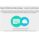 Ezviz C8PF CS-C8PF-2MP-W1 Lauko Dvigubo Objektyvo IP65 2MP 2K I&scaron;mani Pasukama 360&deg; Kamera MicroSD / Naktinis Matymas Balta
