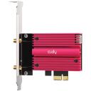 Cudy Karta sieciowa WE4000, 2402Mbps, 574Mbps, Bluetooth 5.2, 802.11ax/ac/a/b/g/n, 5 dBi, PCIe