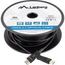 Lanberg HDMI kaabel M/M v2.1 CA-HDMI-30FB-0500-BK, 50m, 8K, 19 PIN, 48 Gbps, AOC, ARC, Dolby Vision, HDR10+