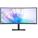 Samsung monitors LS34C652VAUXEN, 3440x1440, 100Hz, 5ms, 1xHDMI, 1xDP, 1xUSB-C 90W, 2xUSB 3.0, LAN, ieliekts, web kamera, gļo&scaron;niki