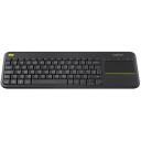 Logitech Juhtmevaba Puutetundlik Klaviatuur K400 Plus, QWERTY, 10 m juhtmevaba ulatus, 2.4 GHz, must, AA patareid