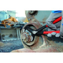 Lielais cauruļu uzgriežņu atslēga un ūdens sūknē&scaron;anas knaibles, ALLIGATOR&reg;, 88 01 400 SB, 400 mm, melnas, ar neslīdo&scaron;ām rokturiem