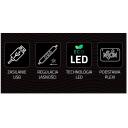 Manta dekoratīvā lampa Manta SNL98MT, 5W, 2m kabelis, daudzkrāsaina, LED, 1 spuldze, aptum&scaron;o&scaron;ana