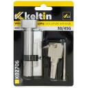 Keltin Užrakto cilindras su rankenėle K02706, 30/30G mm, 3 raktai, aliuminis, ZnAl lydinys, 25000 ciklų