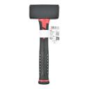 Veseris ar stiklašķiedras kātu 1250g KREATOR KRTH90302 100 mm x 43 mm, 232 mm