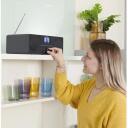 Hama digitālais radio 00054253, DAB+/FM, 10W RMS, 30 atmiņas vietas, Bluetooth, USB, AUX, 2,4 collu TFT