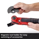 Bezvadu multifunkcionālais instruments, EINHELL, 4465160, 18V, 12 stiprinājumu, komplektā ar smil&scaron;papīru un zāģa asmeņiem