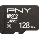 Pny карта памяти MicroSDXC P-SDU12810PPL-GE, 128GB, Class10, адаптер для SD