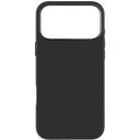 Fiksēts aizmugurējais vāciņ&scaron; iPhone 17 Pro Max FIXFLM2-1603-BK, &scaron;ķidrais silikons, melns, MagFlow