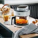 Adler Air Fryer Oven with Glass Bowl | AD 6316 | Power 1200 W | Capacity 3 L | Convection | White/Black
