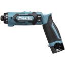 Makita Аккумуляторная отвертка DF012DZ, 7,2В, 2-скоростная, с LED подсветкой, 1/4" шестигранник