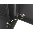 Lanberg Seinale kinnitatav 19" Rack kapp 9U WF01-6609-00S, 600mm, 600mm, 9U, 60kg, IP20, metalluks, 2 ventilaatoriavaust