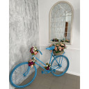 Spogulis SECRET GARDEN 75x4xH131cm, antīks balts metāla rāmis 40064 Allit