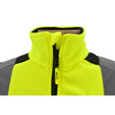 HI-VIS WORK FULL-ZIP FLEECE SWEATSHIRT T3 FLUO YELLOW/ L AW02642 AWTOOLS