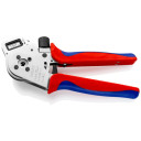 Četru mandreļu krimpēšanas knaibles, KNIPEX, 97 52 65 DG, krimpēšanas jauda 0.14 — 6 mm², ergonomisks dizains, digitālais displejs.