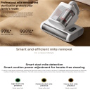 Пылесос с УФ стерилизацией ультразвуком и мощностью всасывания 16 kPa Dust Mite Vacuum Cleaner 2 Pro EU White BHR08LXEU Xiaomi